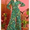 Onjenu Sharon Bella 70's Jumpsuit Green