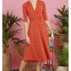 Onjenu Amy Themis 70's Dress Red