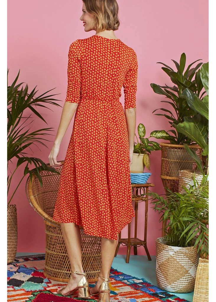 Onjenu Amy Themis 70's Dress Red