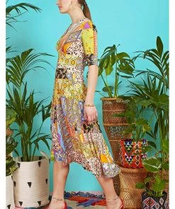 Onjenu Remy Gaia 70's Dress Multi