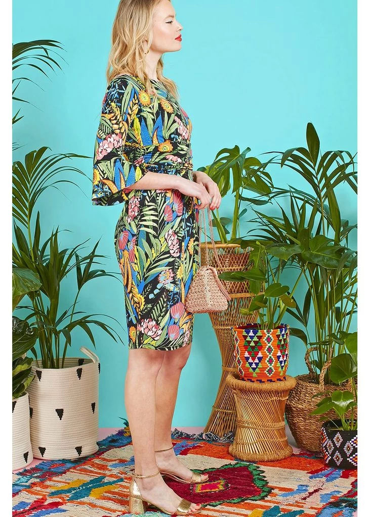 Onjenu Tammy Antheia 70's Dress Black New In