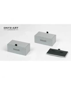 Onyx Art Mens Cufflinks Cow New In