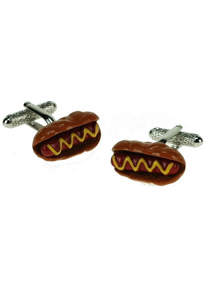 New In Onyx Art Mens Cufflinks Hot Dog