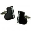 Onyx Art Men Cufflinks Grand Piano Black New In