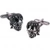 Onyx Art Men Cufflinks Frankenstein Silver New In