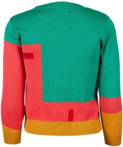 Palava Alba Mexican Architecture 60's Jumper Pink