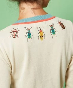 New In Palava Vera Cardigan Bugs 40's Cardigan Cream