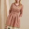 Palava Cynthia Farmers Market 50's Dress Rust New In