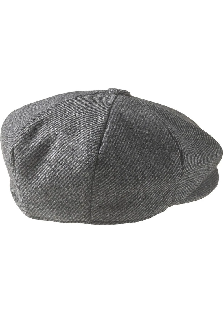 Peaky Blinders Newsboy Pinstripe Cap Grey New In