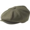 Peaky Blinders Newsboy Melton Cap Moss Green New In