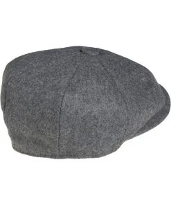 Peaky Blinders Newsboy Melton Cap Grey New In