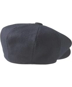 Peaky Blinders Newsboy Melton Cap Navy Blue New In