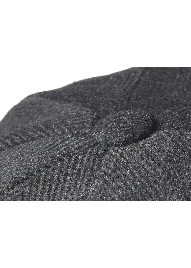 New In Peaky Blinders Newsboy Pinstripe Cap Black