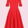 Pretty Dress Company Hollywood 50's Swing Dress Red New In