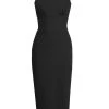 New In Pretty Retro Wiggle To Impress 50's Dress Black