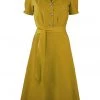 New In Pretty Retro Landgirl 40's Swing Dress Musterd