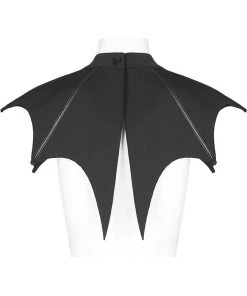 Punk Rave Bat Capelet Black