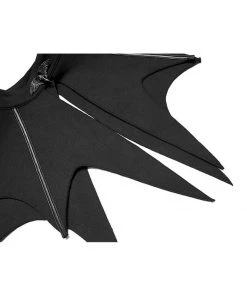 Punk Rave Bat Capelet Black
