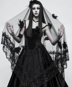 New In Punk Rave Dark Romance Veil Black