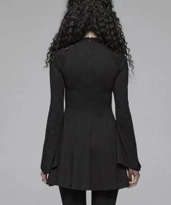 New In Punk Rave Aquilégia Dress Black
