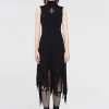 Punk Rave Ribcage Dress Black New In
