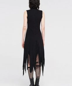 Punk Rave Ribcage Dress Black New In