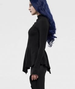 Punk Rave Vampira Top Black