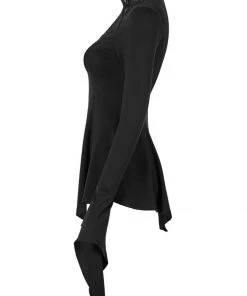 Punk Rave Vampira Top Black