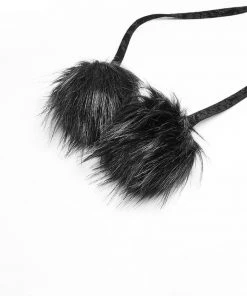 New In Punk Rave Snowfall Cloak Cape Black