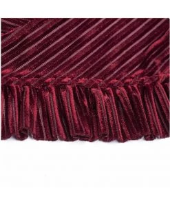 New In Punk Rave The Manor Velvet Blouse Red