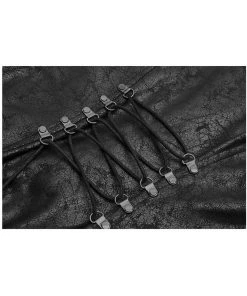 New In Punk Rave Underworld Coat Black