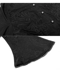 New In Punk Rave Sense Of Mystery Dress Coat Black