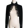 New In Punk Rave Romantic Velvet Bolero Black
