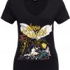 Queen Kerosin Wasp Queen 50's Girlie T-Shirt Black