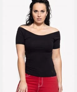 Queen Kerosin Vavavoom 50's Top Black New In