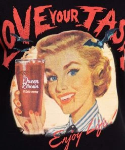 New In Queen Kerosin Blood Girly T-Shirt Black