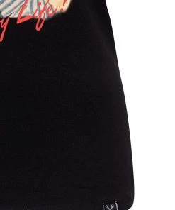 New In Queen Kerosin Blood Girly T-Shirt Black