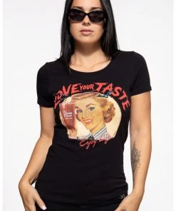 New In Queen Kerosin Blood Girly T-Shirt Black