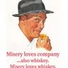 Retro Fun Magnet Misery Loves Company Multi New In