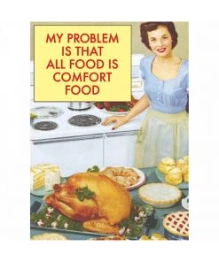 Retro Fun Magnet My Problem Is, All Food Multi