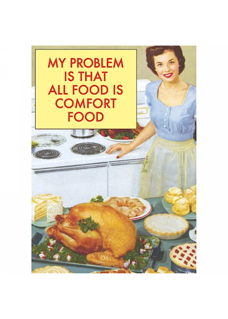 Retro Fun Magnet My Problem Is, All Food Multi