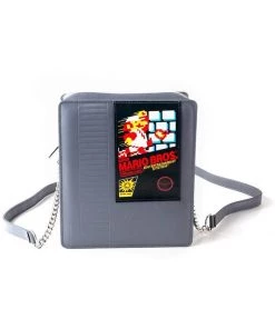 New In Retro Games Nintendo Super Mario Bros Cardrigde Shoulderbag