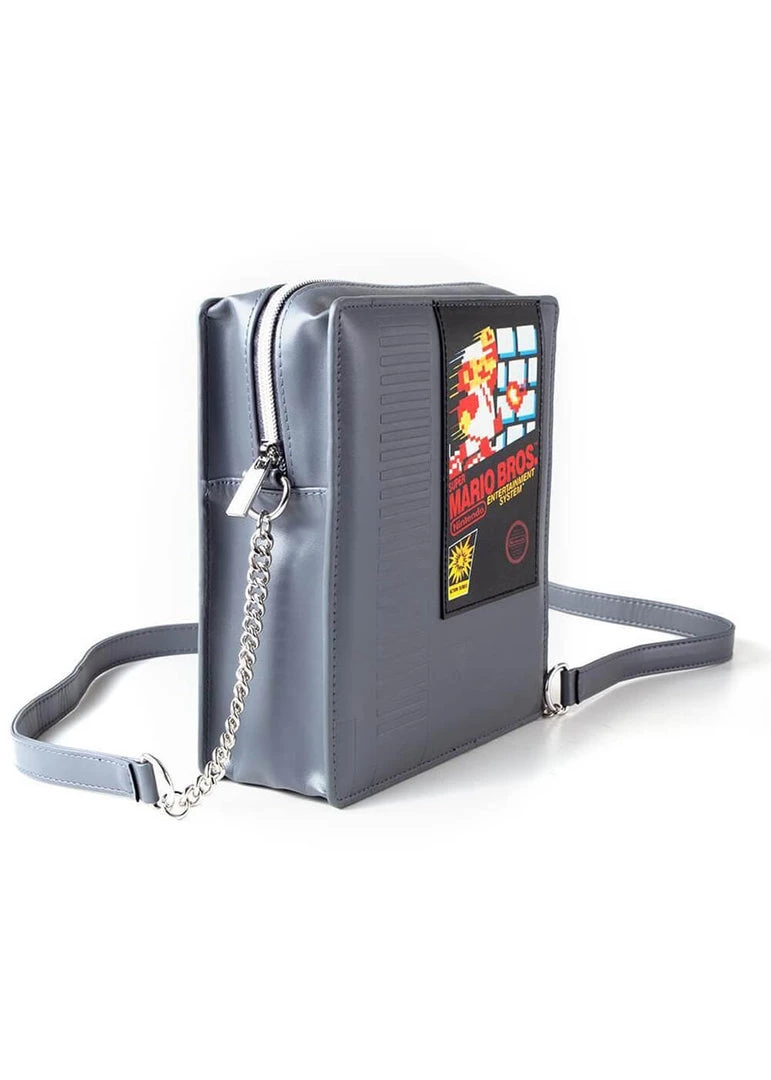 New In Retro Games Nintendo Super Mario Bros Cardrigde Shoulderbag