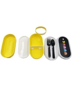 Retro Games Pac-Man Bento Lunchbox Yellow New In