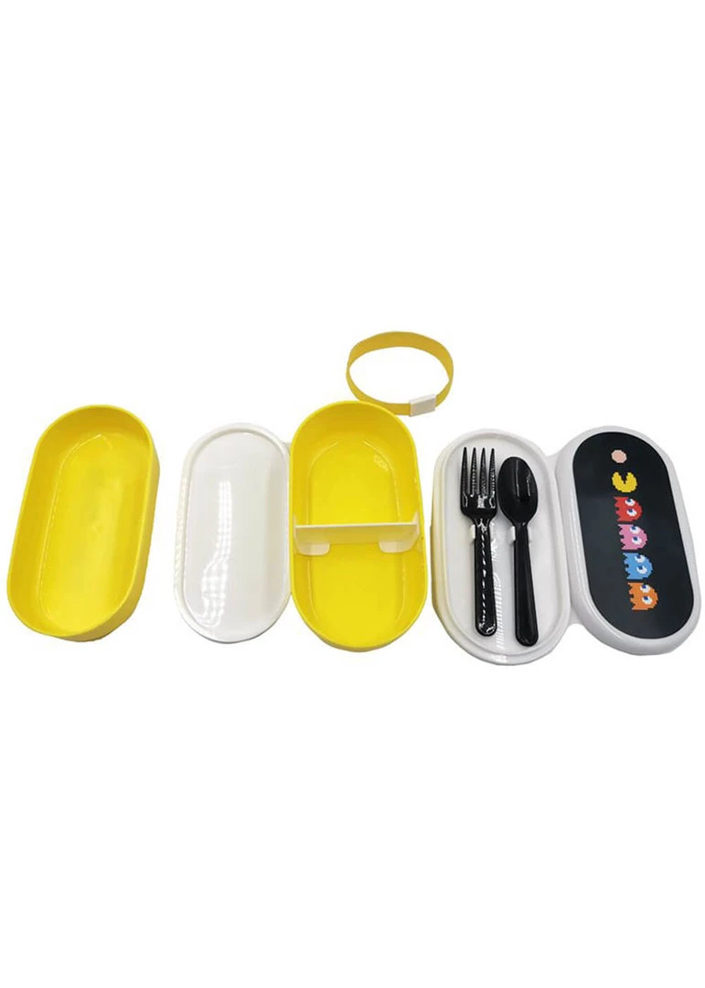 Retro Games Pac-Man Bento Lunchbox Yellow New In