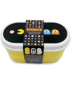 Retro Games Pac-Man Bento Lunchbox Yellow New In