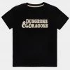 New In Retro Games Dungeons & Dragons Redbox Logo T-Shirt Black