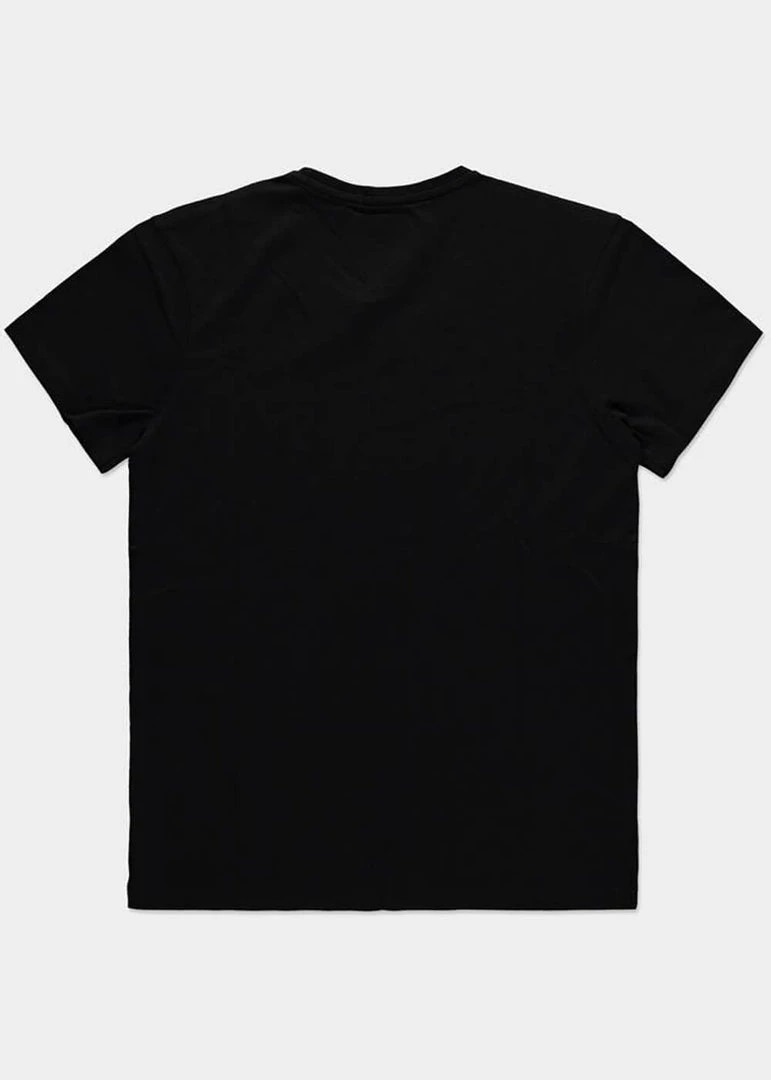 New In Retro Games Mens Pac-Man Ghost T-Shirt Black