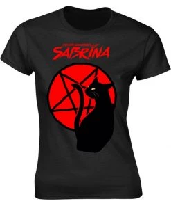 New In Retro Movies Sabrina The Teenage Witch Girly T-Shirt Black