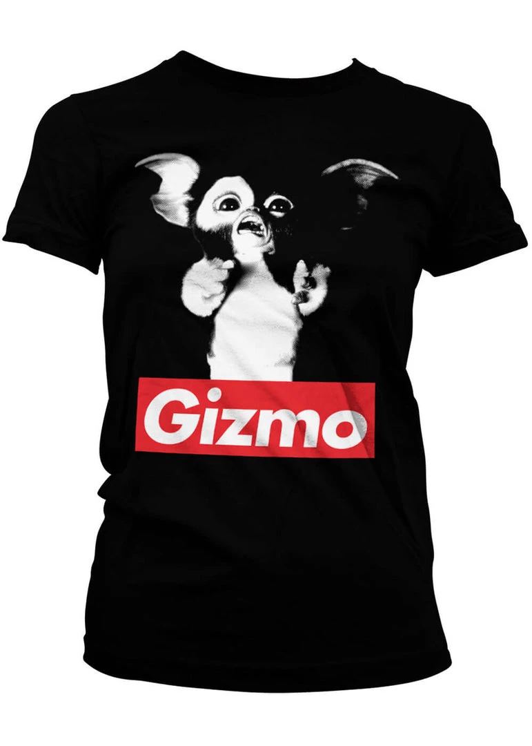 New In Retro Movies Gremlins Gizmo Girly T-Shirt Black